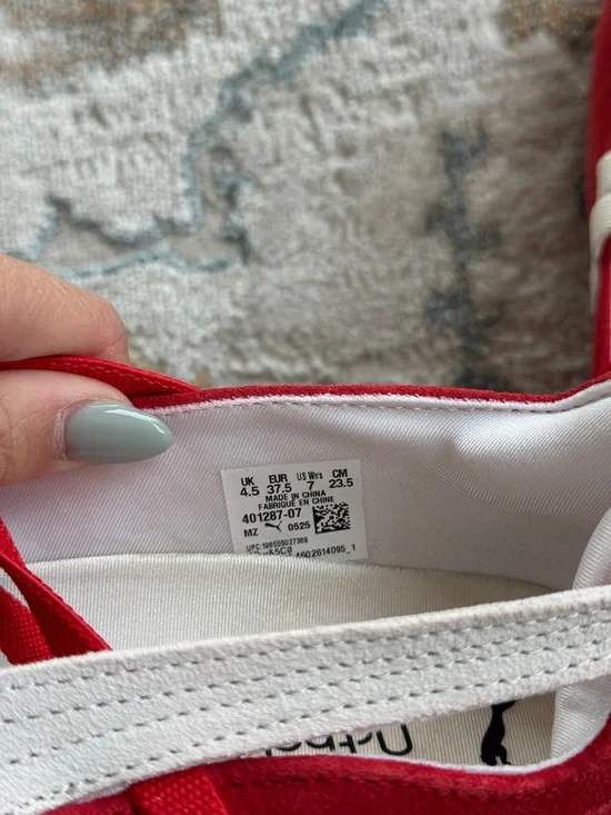 PUMA Speedcat Lovelace Ballet Shoes in Red 7 - Picture 8 of 11